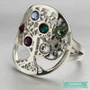 Bague Arbre De Vie Tree Of Life En Argent 925