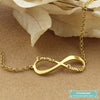 Bracelet Infinity En Plaqué Or Bracelet Infini